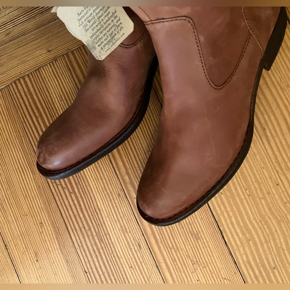 NWT Born Shaunie Extended Calf Boots in Cognac Sz 7. - Picture 6 of 12